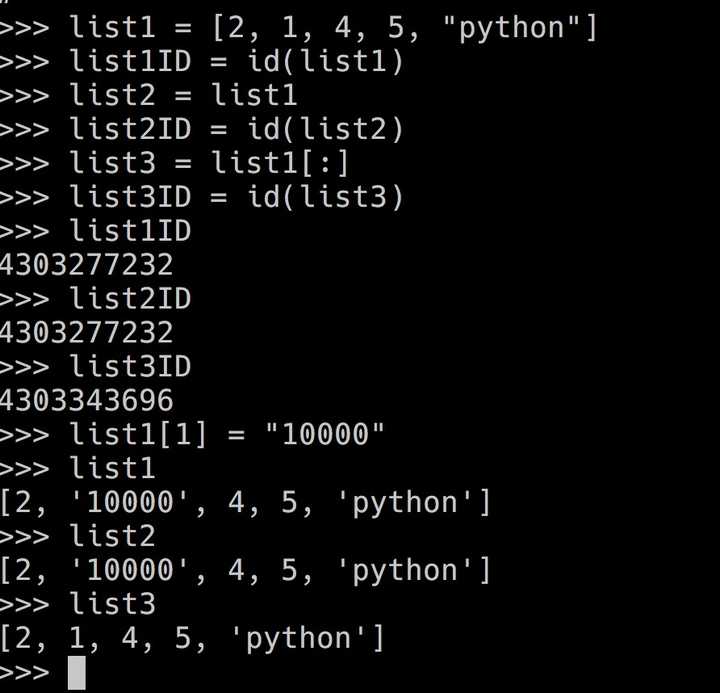 python中list怎么赋值  第1张