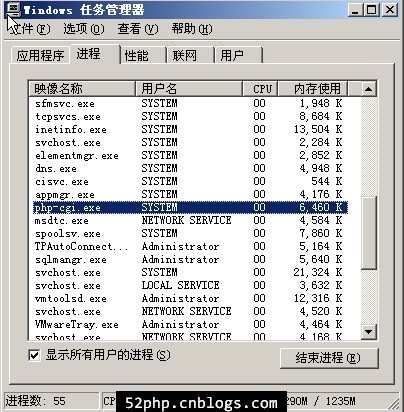 Windows下Apache服务器运行PHP的三种运行方式（php_mod、cgi、fastcgi）