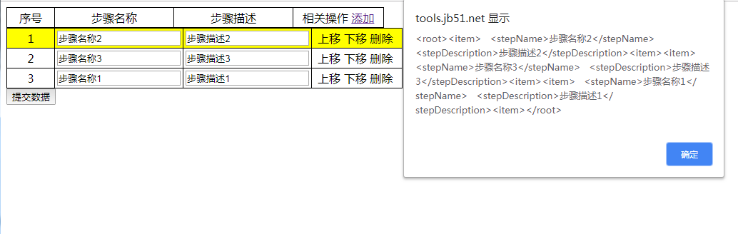 jquery怎么写表格  第1张