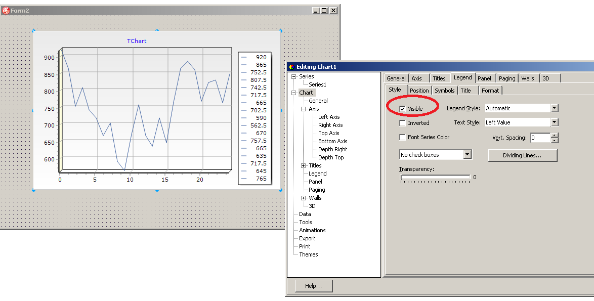 delphi 7 fastreport 3.0使用CHART的问题