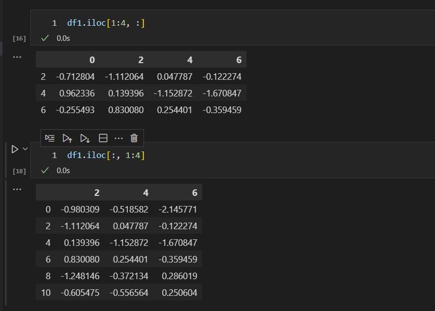 python的iloc函数