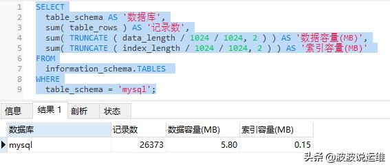 如何查询MySQL数据库的大小和错误日志？