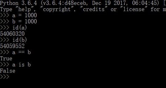 python中is的用法