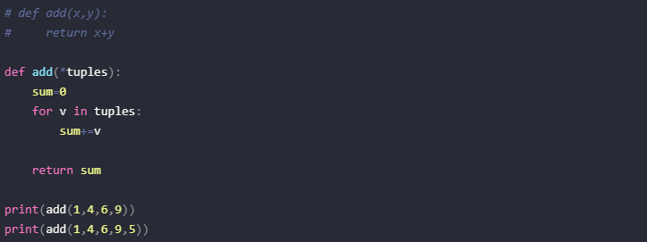 python多参数函数