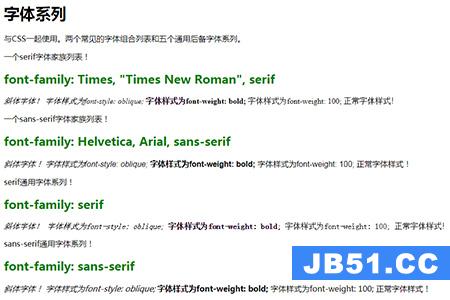 html引用字体