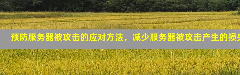 服务器遭受攻击后，后果严重影响企业安全！ (服务器被攻击后会怎么样)