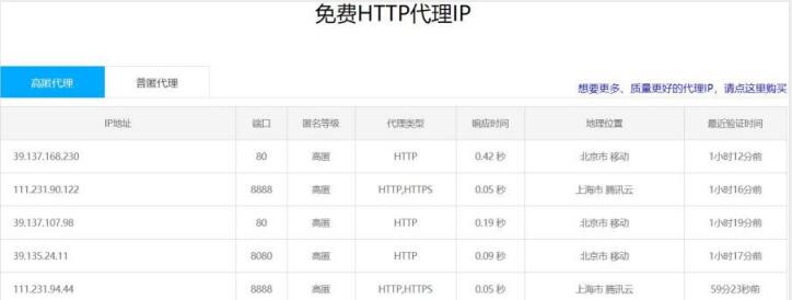 免费http代理ip有哪些可靠的来源,如何获取免费http代理ip