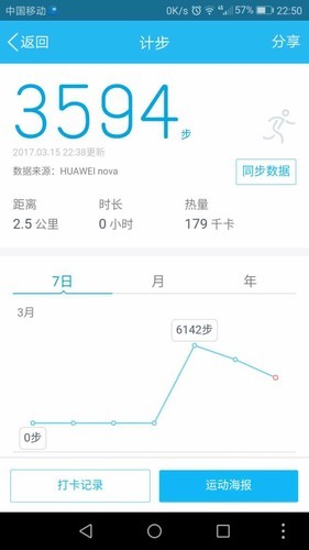 华为nova3为什么不能计步数了