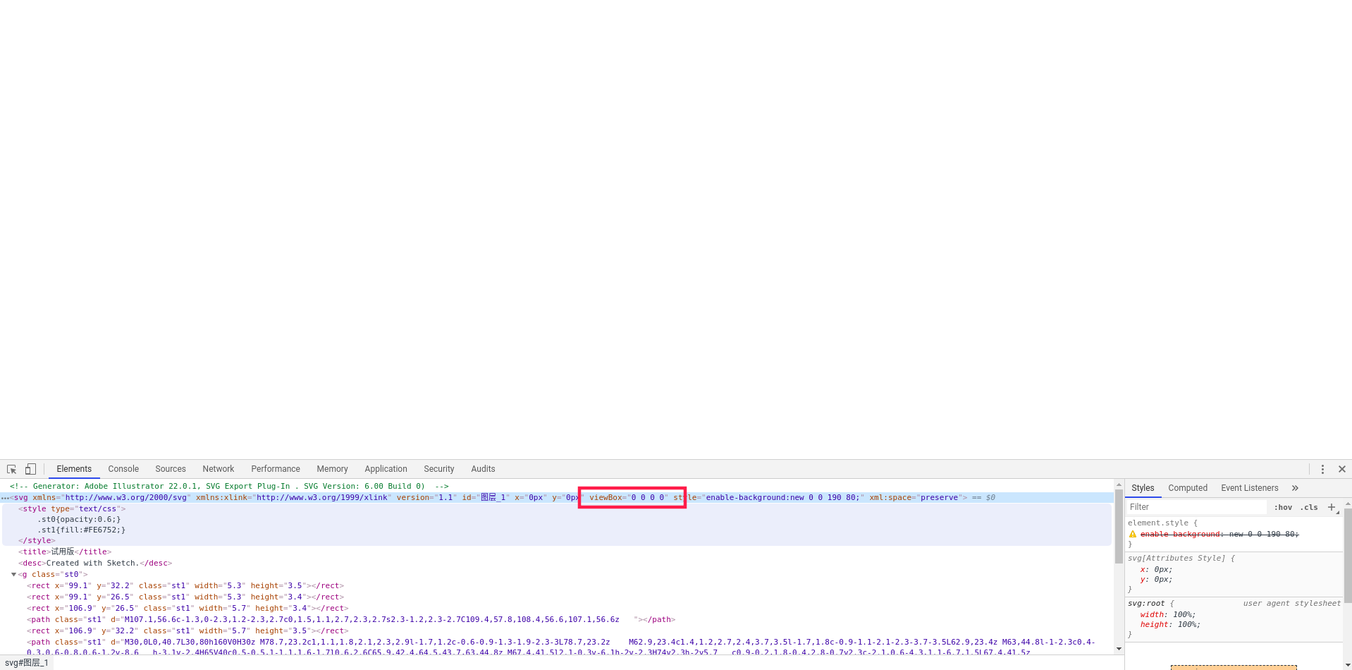 如何正确配置D3.js中的viewBox属性提升可视化效果？