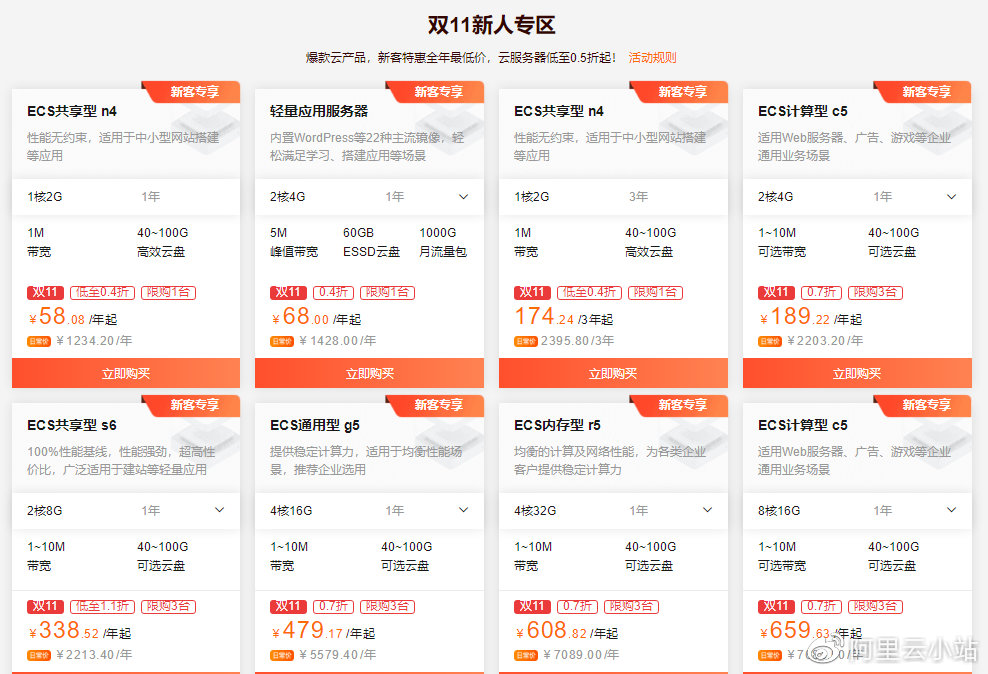 ECS双11狂欢特惠来袭，如何选购最划算？