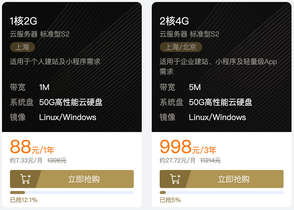 虚拟主机1G空间一年费用多少？哪家服务商最划算？  第1张