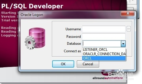 PLSQL如何配置数据库连接