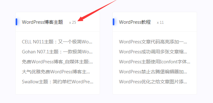 怎样在WordPress设置垂直分类  第1张