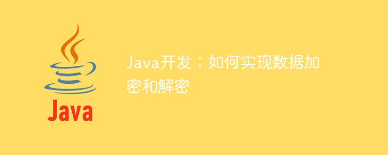 如何在Java中实现加密？  第1张