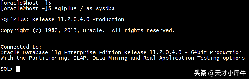 Oracle命令行创建数据库教程  第1张