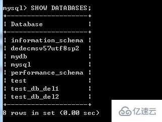 MySQL如何删除数据库操作