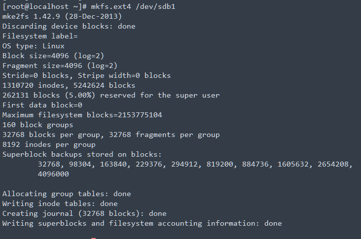 Linux如何挂载新硬盘？