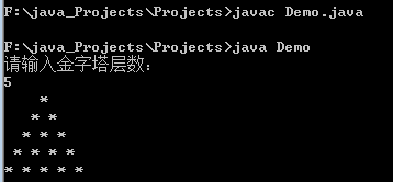Java怎么打印金字塔？