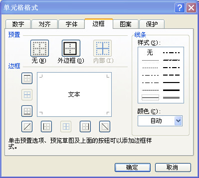 html如何设定表格单边边框
