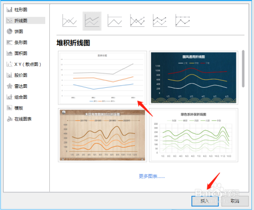 wps折线图为什么不显示折线  第1张