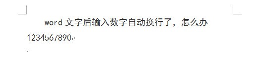 为什么一打字就自动换行  第1张