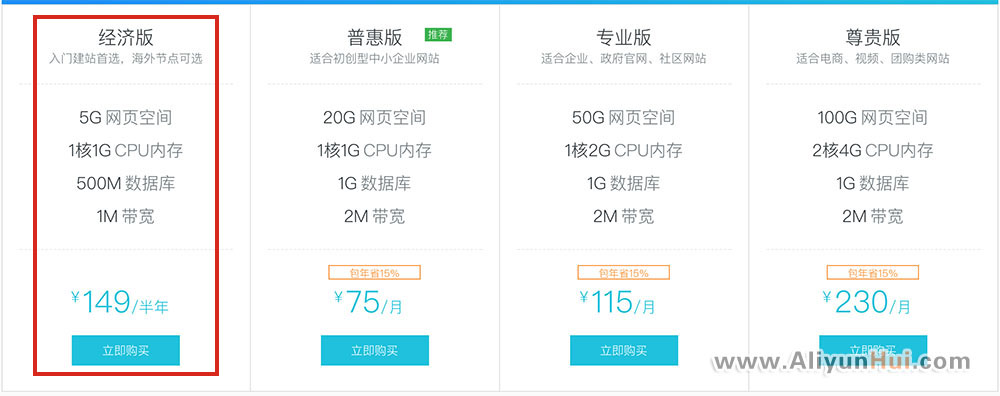 连云港阿里云虚拟主机大概价格  第1张