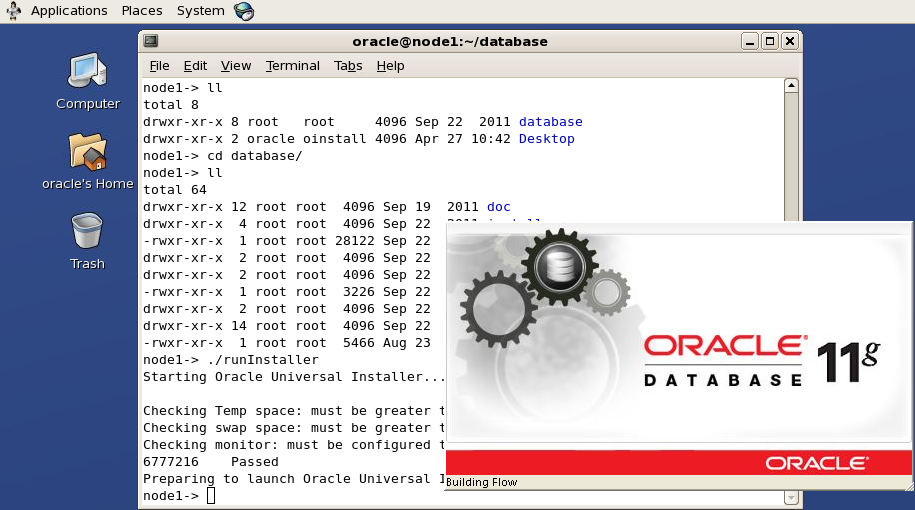 linux 如何使用oracle