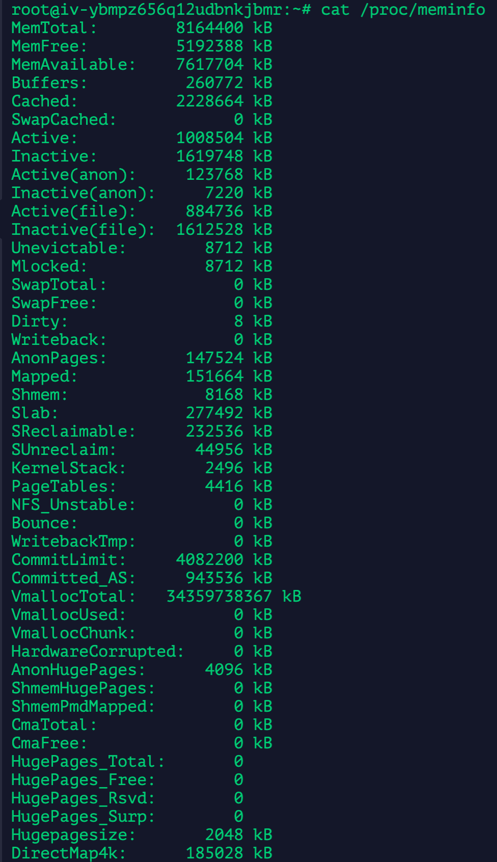 如何查看linux电脑内存使用情况  第1张