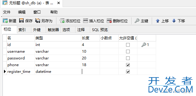 c 中怎么删除数据库表