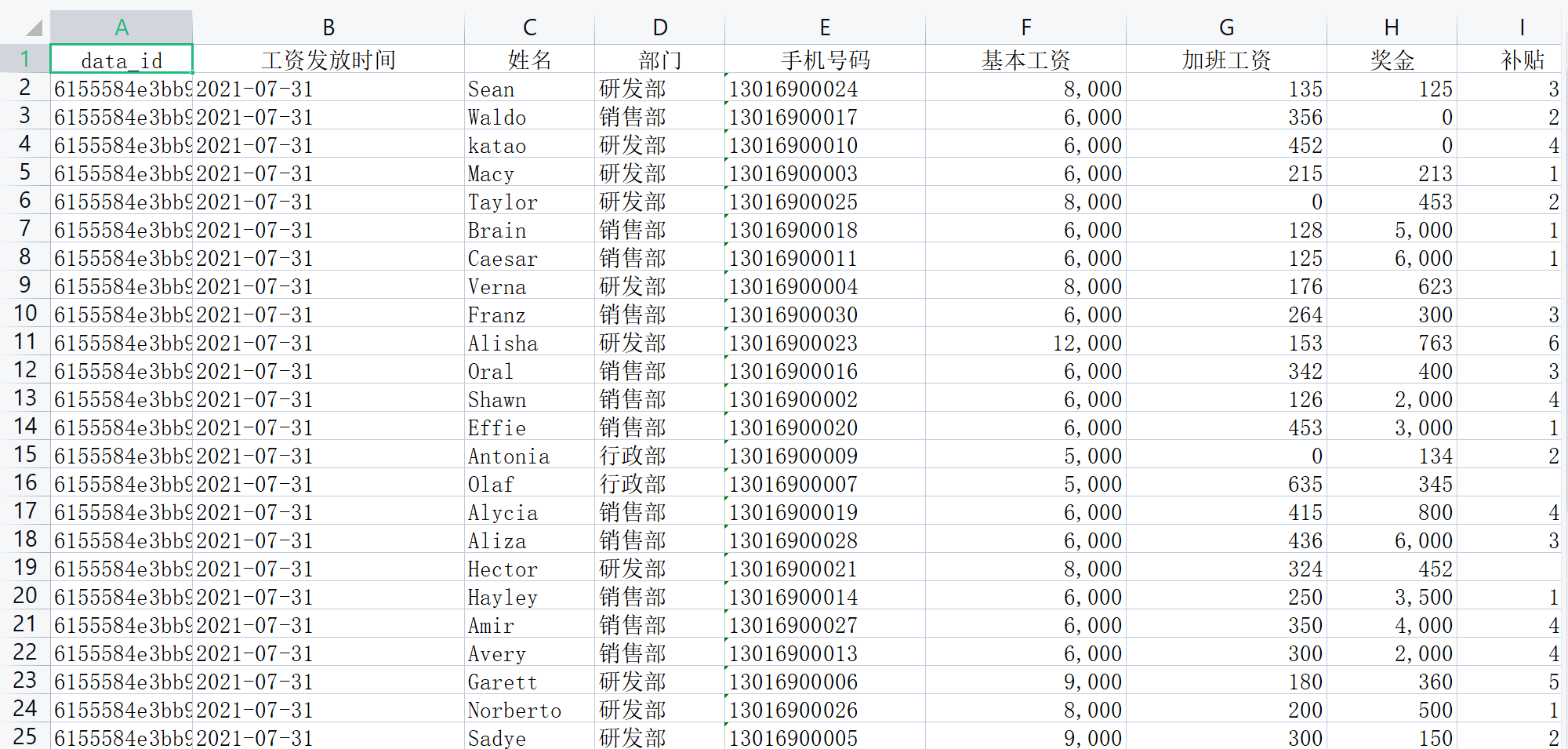 html如何导出成excel表格