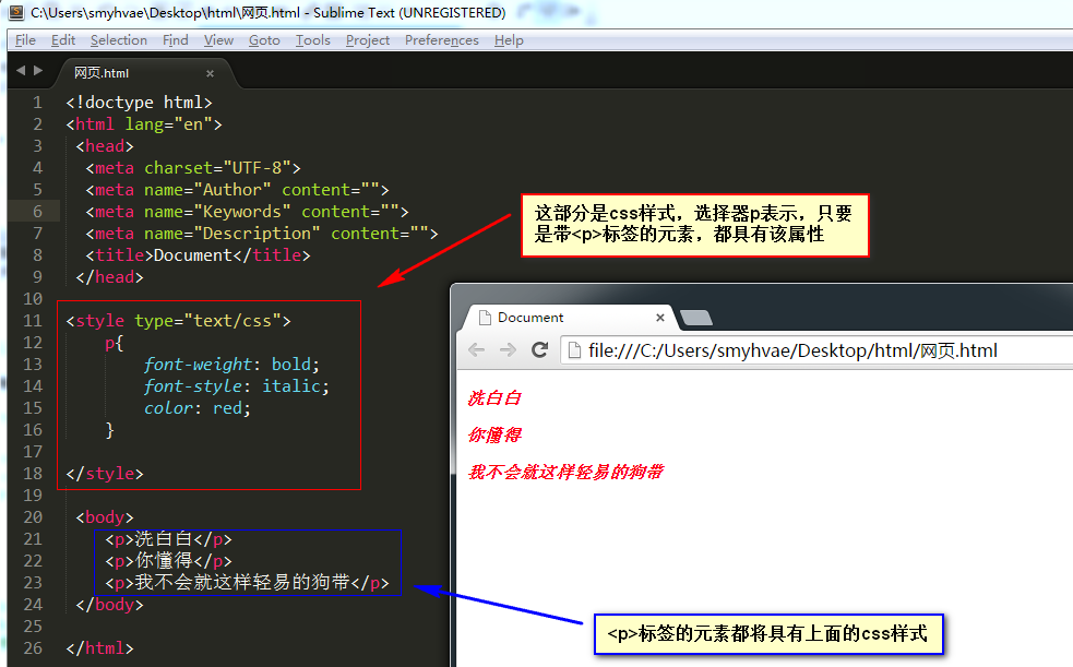 请写出 xhtml和css如何注释