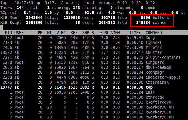 linux中如何清除缓存文件
