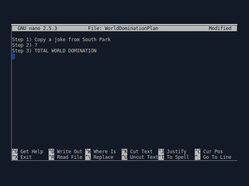 linux如何编辑终端
