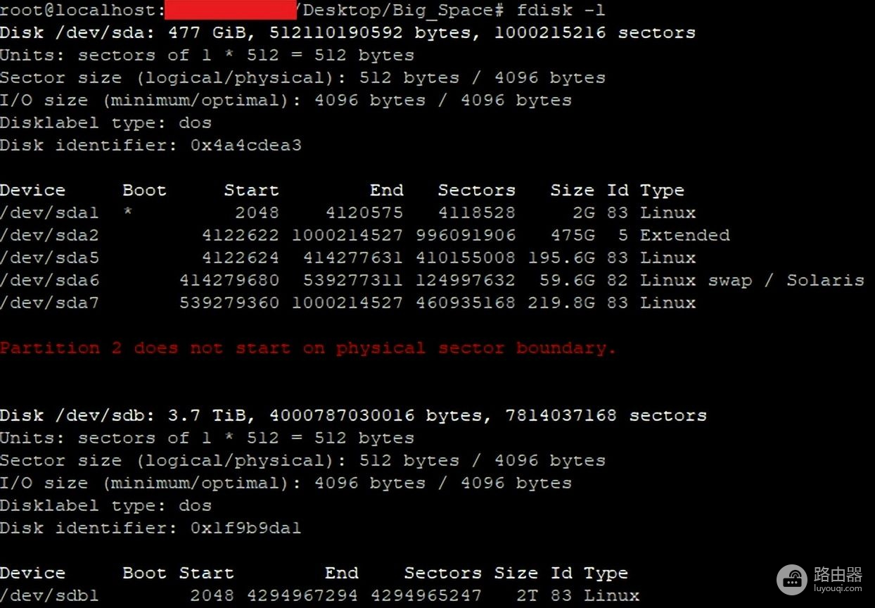 linux 如何卸载硬盘