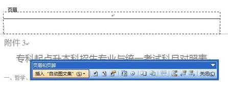 为什么word首页页眉处有横线