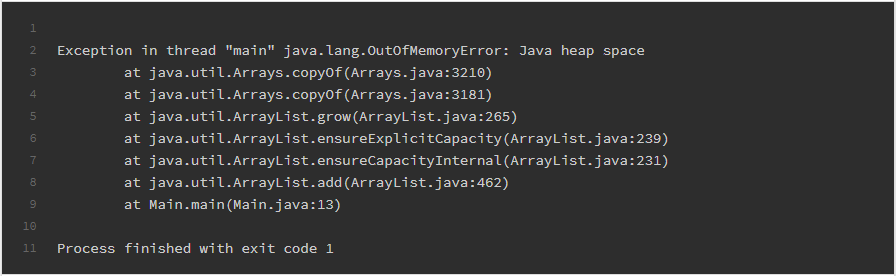 java outofmemory怎么解决  第1张