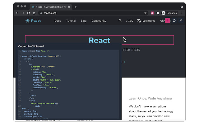react 如何html5