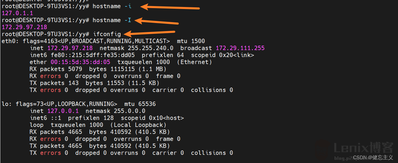 linux 如何获取ip  第1张