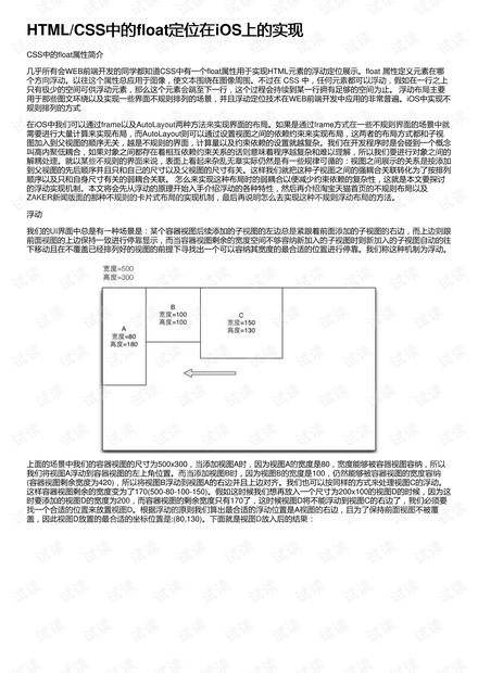 html float如何定位  第1张