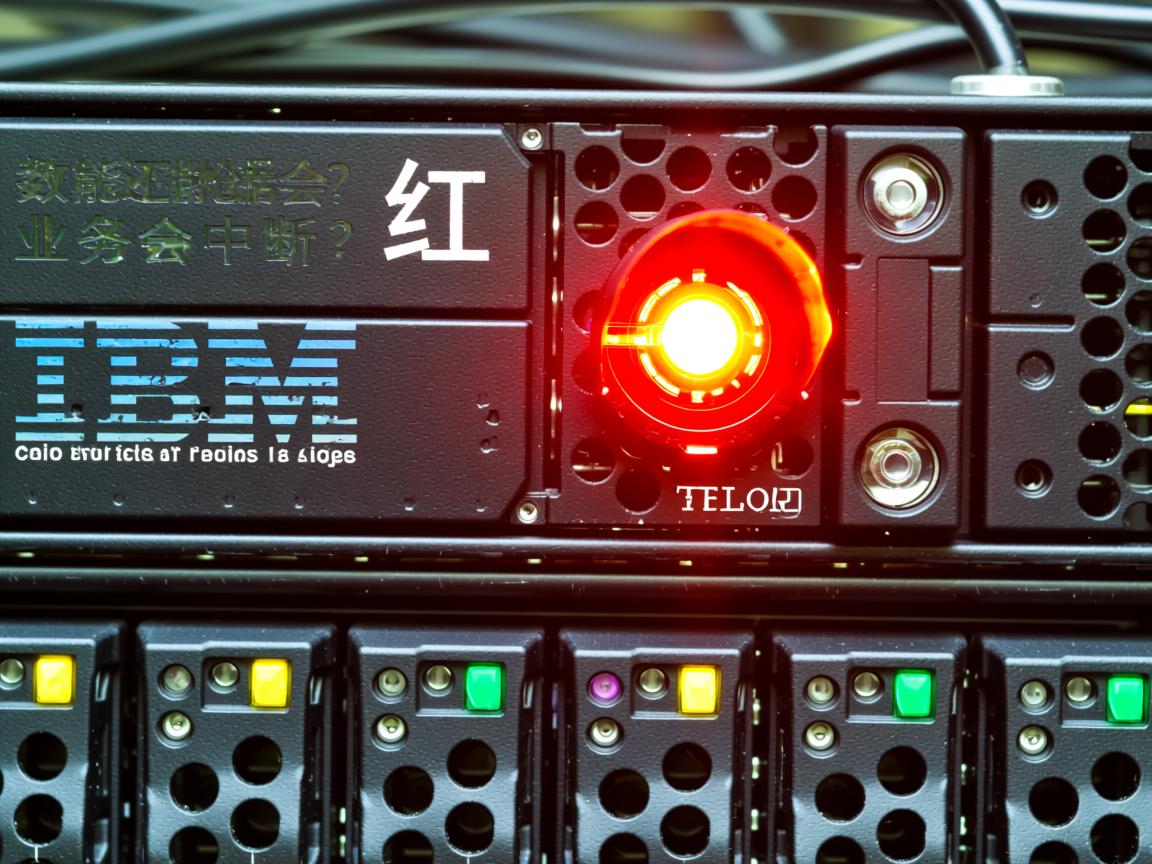 IBM服务器硬盘故障红灯常亮，数据还能抢救吗？业务会中断吗？  第2张