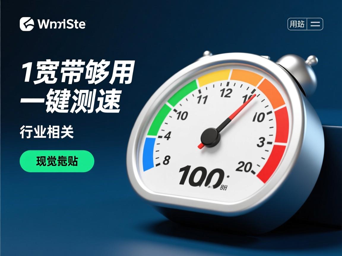 网站带宽够用吗?一键测速  第1张 网站带宽够用吗?一键测速  第1张