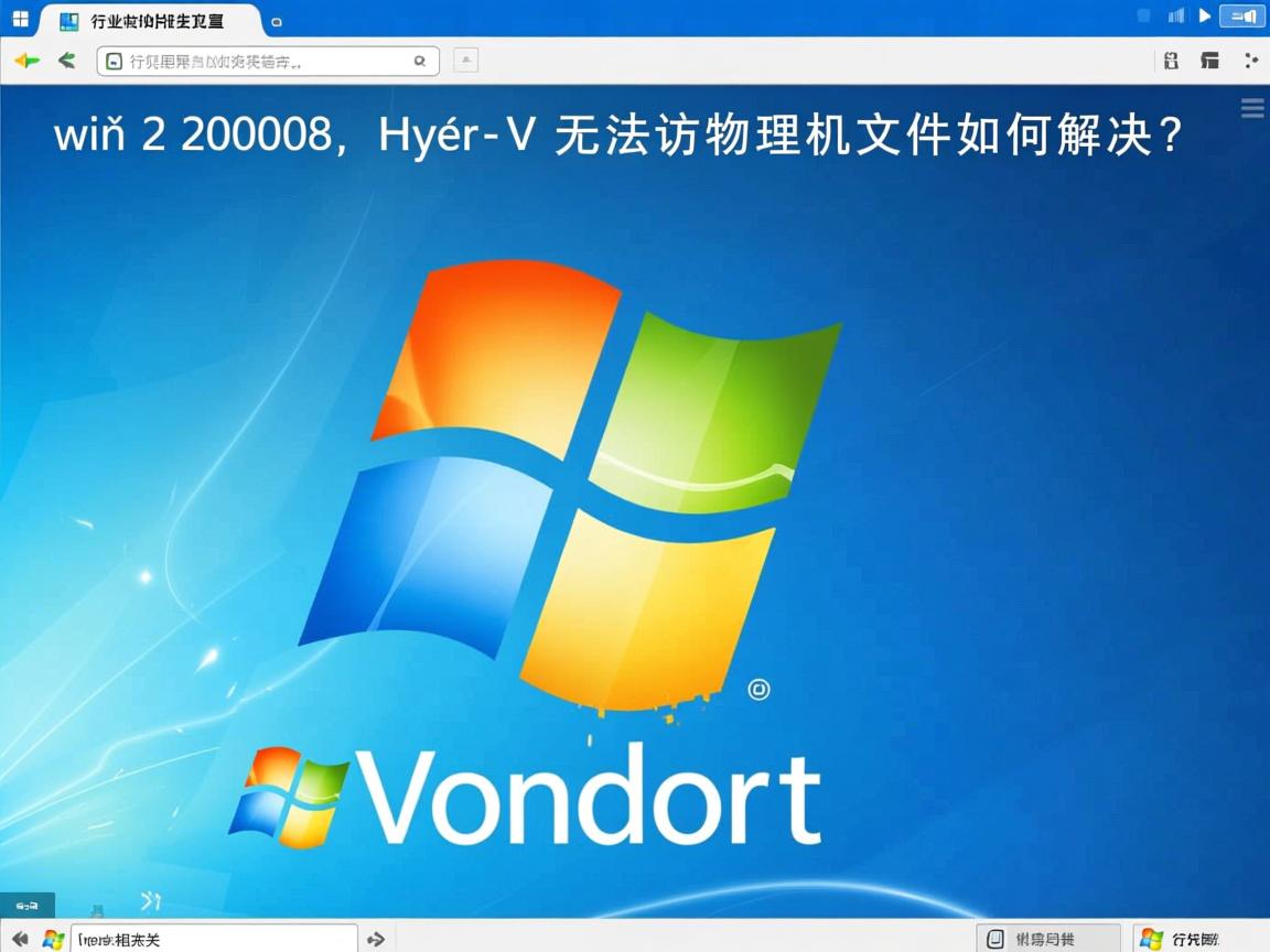 win2008 Hyper-V无法访问物理机文件如何解决？  第1张