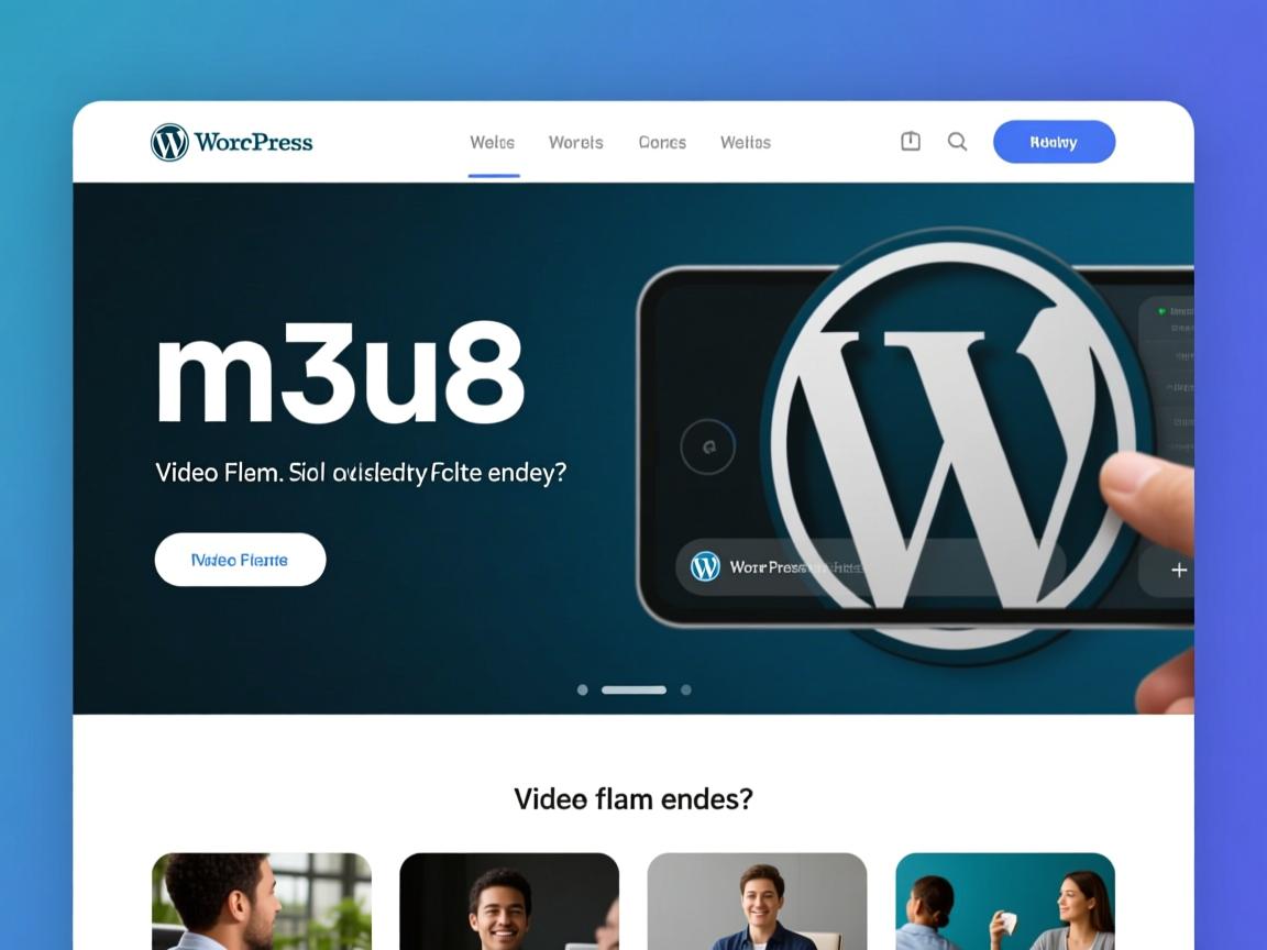 如何在WordPress网站中实现m3u8视频流的无缝嵌入？  第3张