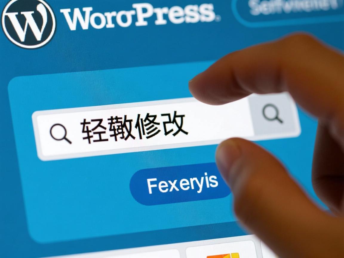 WordPress搜索框中的汉字如何轻松修改?  第2张 WordPress搜索框中的汉字如何轻松修改?  第2张
