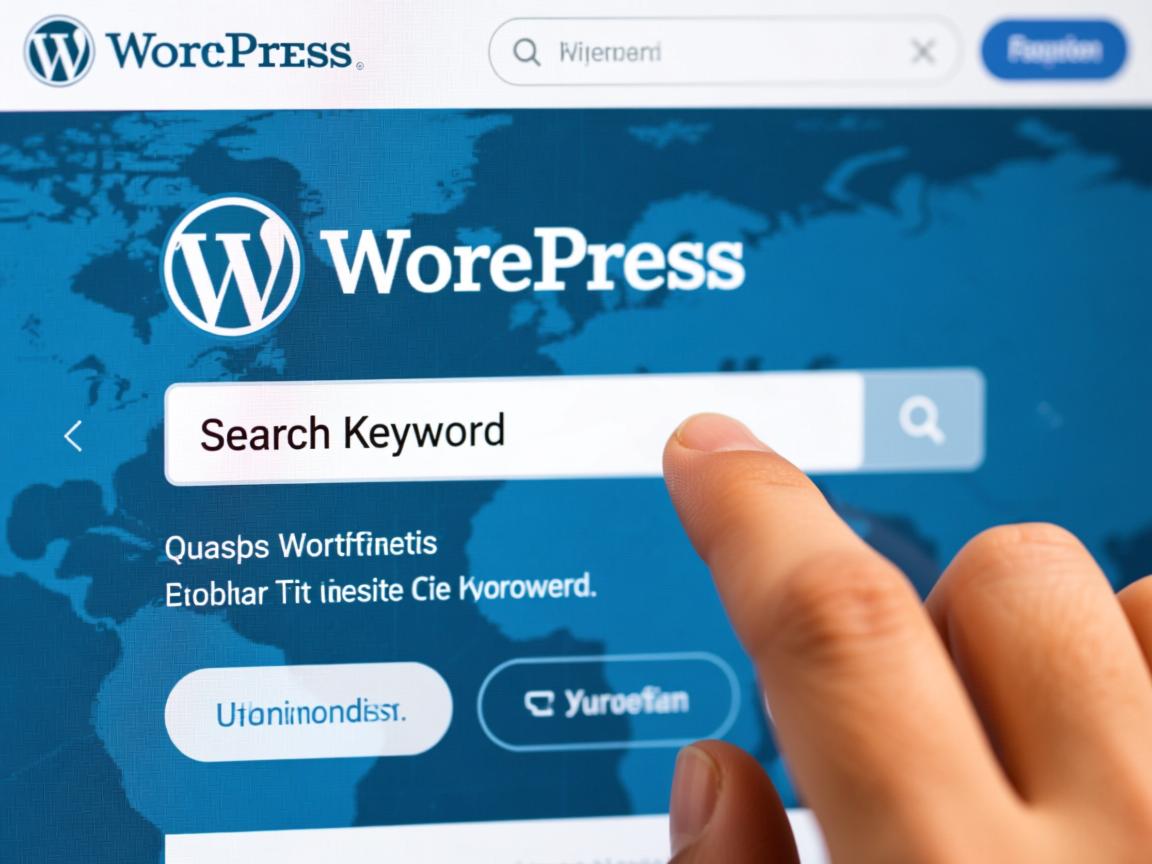 如何在WordPress快速设置网站搜索关键词?  第2张 如何在WordPress快速设置网站搜索关键词?  第2张