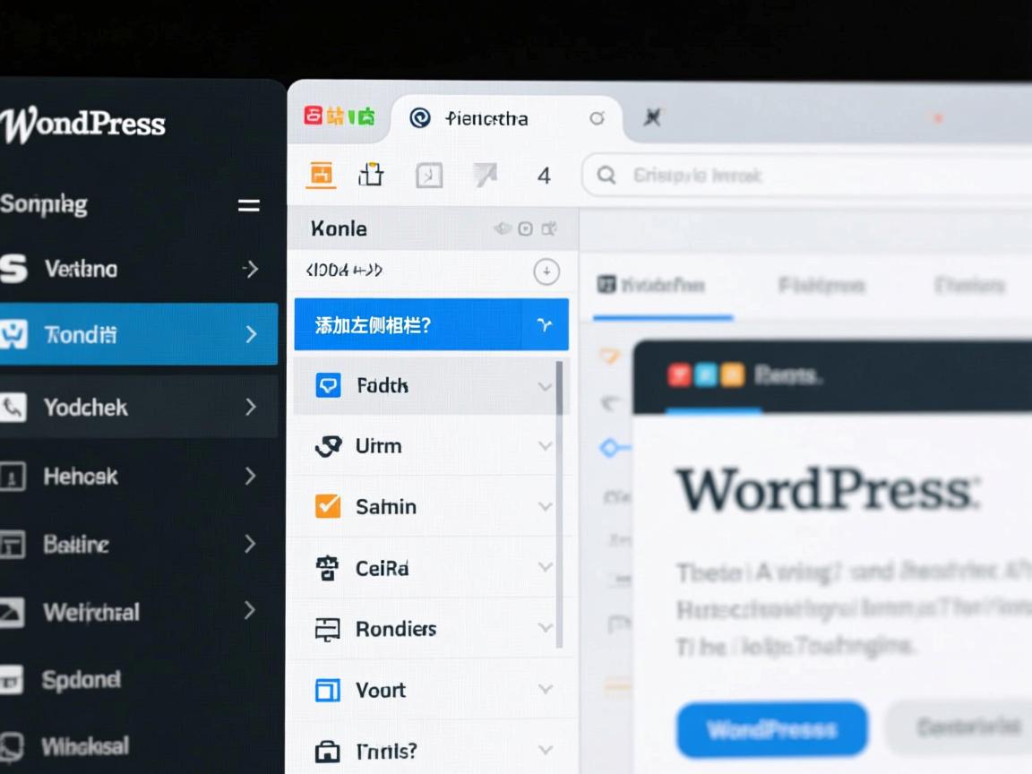 WordPress建站如何添加左侧边栏？  第2张