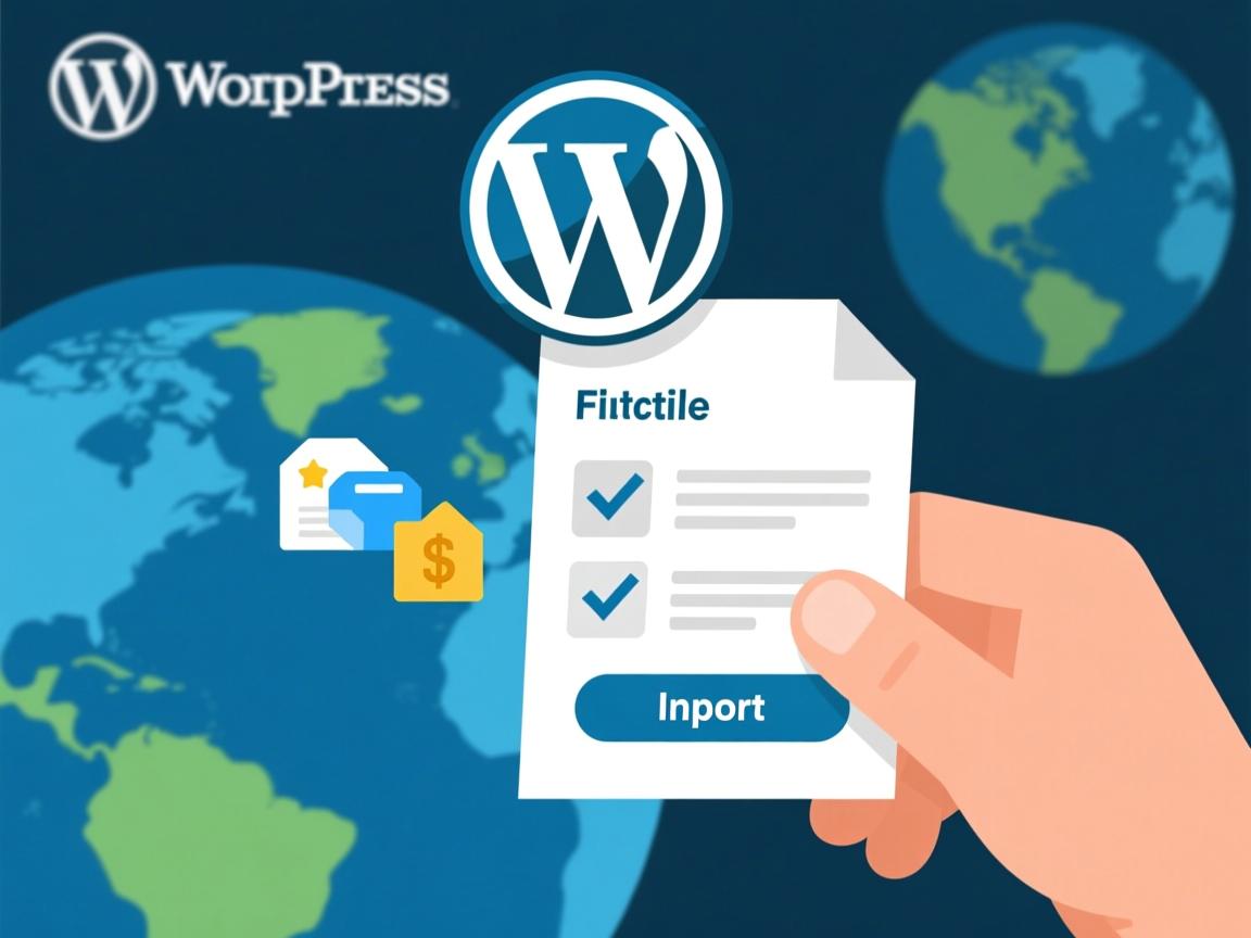 WordPress导出文件如何导入？  第2张