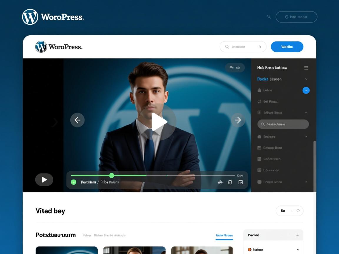 WordPress网站如何添加视频播放器?  第1张 WordPress网站如何添加视频播放器?  第1张