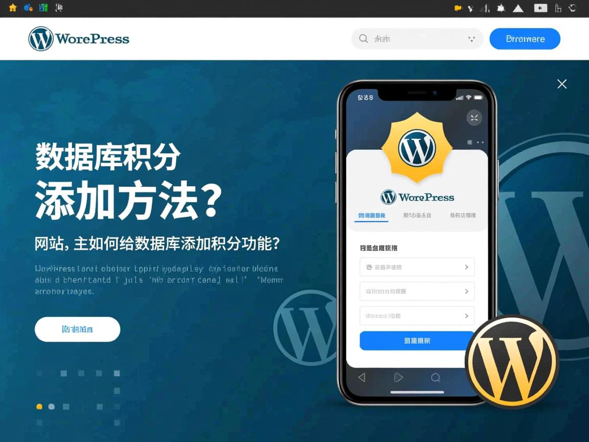 WordPress数据库积分添加方法？，WordPress网站主如何给数据库添加积分功能？  第3张