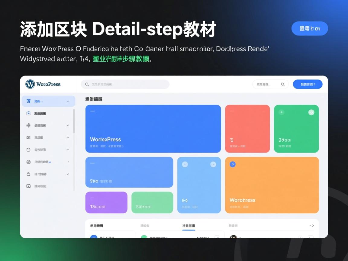 WordPress添加区块详细步骤教程  第3张 WordPress添加区块详细步骤教程  第3张